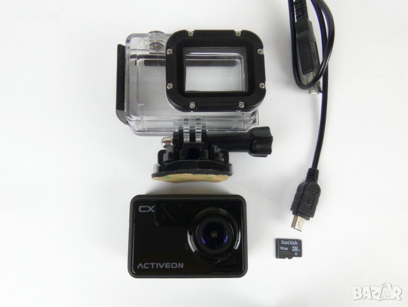 Екшън камера ACTIVEON CX + 16GB карта, снимка 1