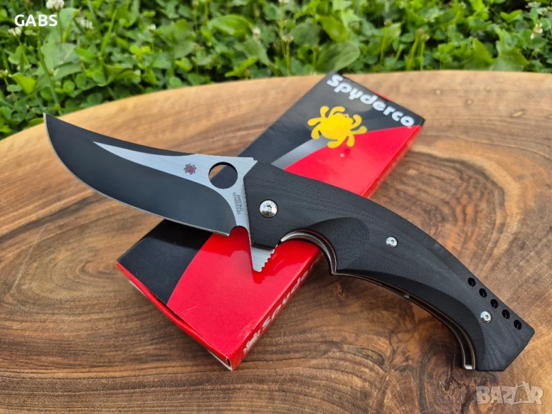 Сгъваем нож Spyderco Brend/Pirela Mamba ,flipper C196, снимка 1
