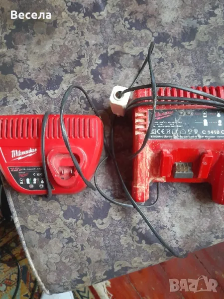 Milwaukee C1418C ..C12C Зарядни за li ion батерий, снимка 1