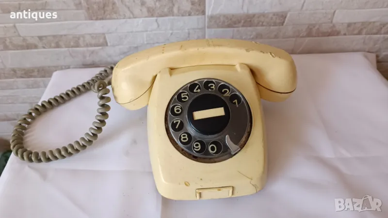 Стар български телефон със слушалка - РЕСПРОМ - ТА100, снимка 1