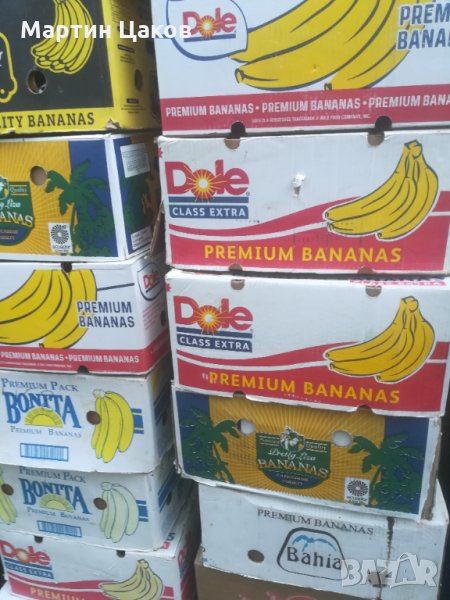  Продавам кашони от банани , снимка 1
