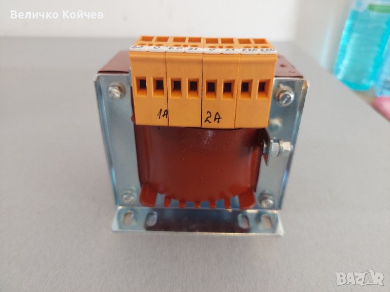 Продавам чисто нов понижаващ трансформатор 200вата,2х60в и 2х21в вторични!, снимка 1