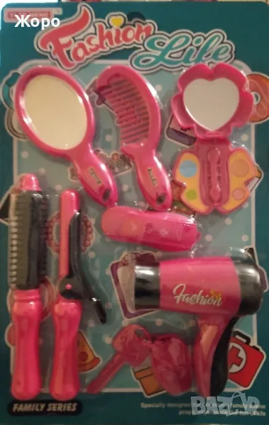 ДЕТСКИ КОМПЛЕКТ ЗА ГРИМИРАНЕ СЪС СЕШОАР МАША И ПРЕСА КН2278, снимка 1