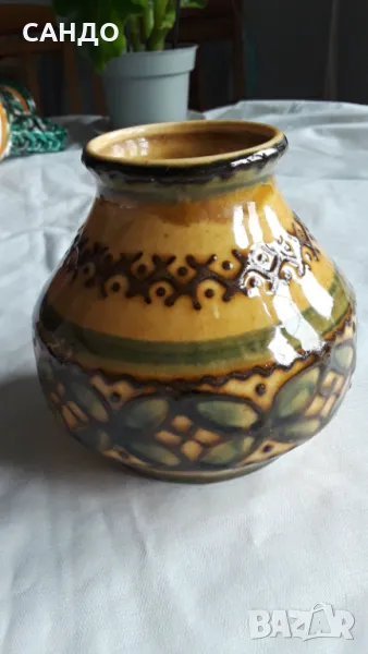 Изящна стара ваза, снимка 1