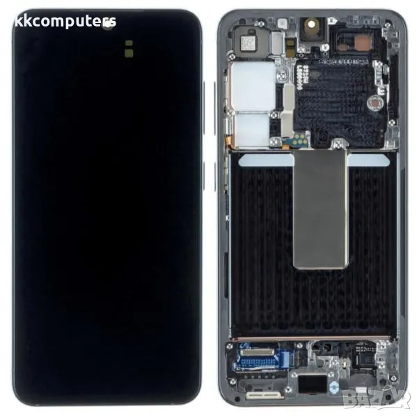 LCD Дисплей за Samsung SM-S918F S23 Ultra 5G 2023 / GH82-30465A / 30466A / Тъч скрийн + рамка / Чере, снимка 1