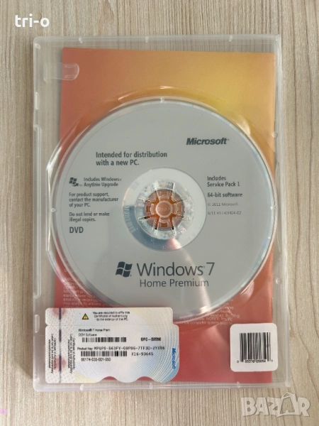 WINDOWS 7 HOME PREMIUM, снимка 1