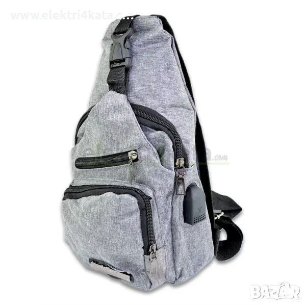 Раница през рамо с usb порт, снимка 1