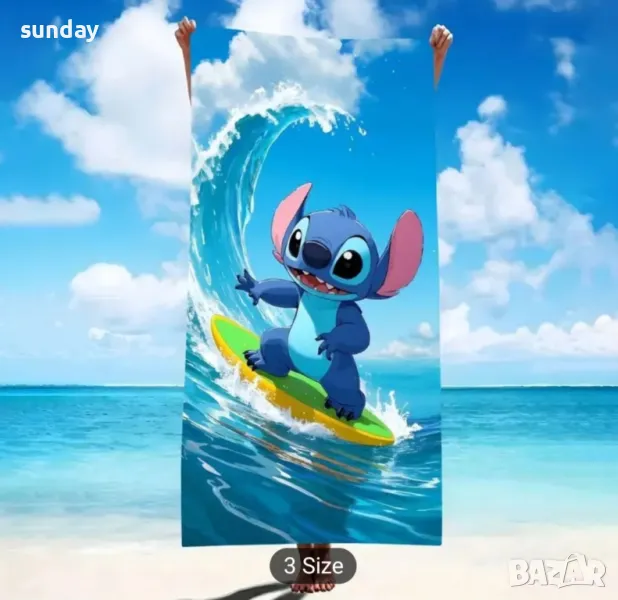 Плажна кърпа Стич, снимка 1