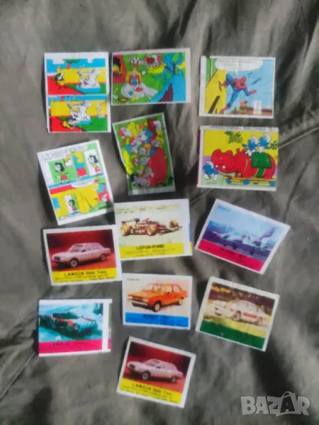 Продавам картинки от дъвки : ТипиТип, Парачинка ,Супермен ,БиБиб, снимка 1