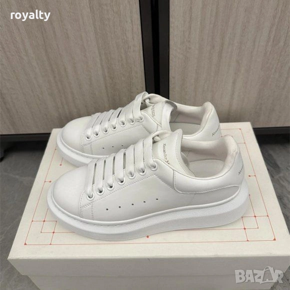 Alexander McQueen Бели Дамски Маратонки с Кутия 36-40 Номер Нови , снимка 1