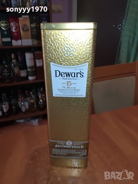 DEWARS 15 YEARS-МЕТАЛНА ПРАЗНА КУТИЯ ЗА КОЛЕКЦИЯ 0109221552, снимка 1