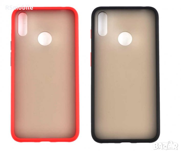 Huawei Y7 2019 - Силиконов Твърд Матов Кейс Гръб, снимка 1