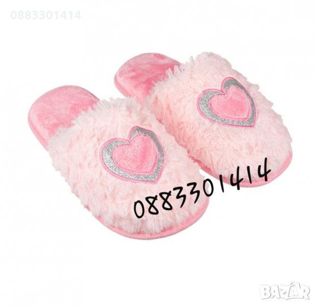 Дамски пантофи сърце, снимка 1