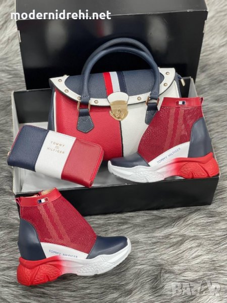 Дамска чанта портфейл и спортни обувки Tommy Hilfiger код 127, снимка 1