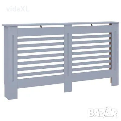 vidaXL Параван за радиатор, антрацит, 152x19x81,5 см, МДФ(SKU:288185), снимка 1