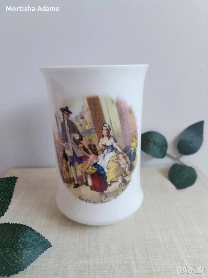 Английска чаша- костен порцелан , снимка 1