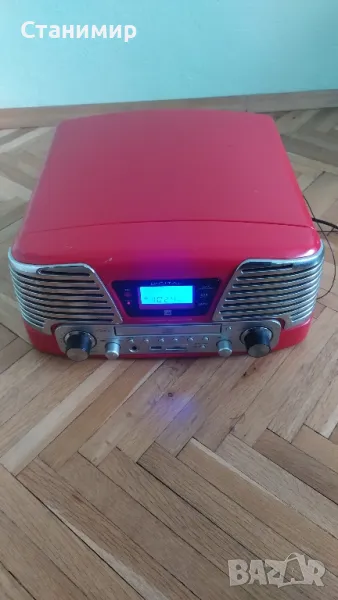 Ретро стерео система Dual NR6 - грамофон, FM радио, CD, MP3, USB, SD card, снимка 1