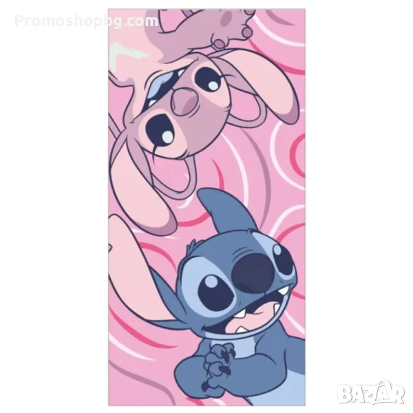 Плажна хавлия Стич, 70х140 см, Микрофибър (Fast dry), снимка 1