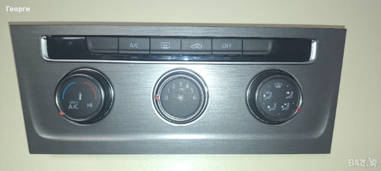 Управление за климатик Golf 7, снимка 1