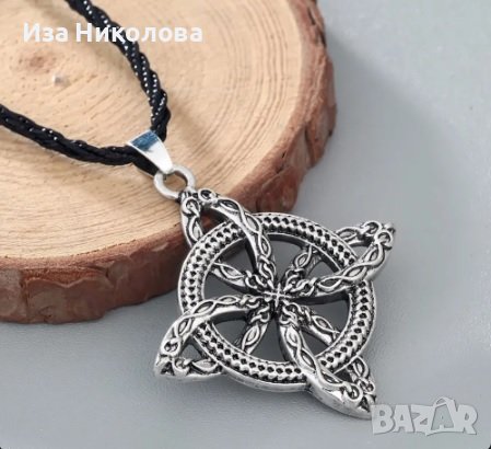 Викингски медальон Папратово цвете, снимка 1