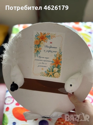 Кутия за благотворителност за сватба , снимка 2 - Сватбени аксесоари - 53379592