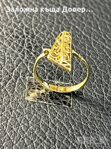 Пиано Златен пръстен Детски 14 K 585 Gold zlatni prasten, снимка 5 - Пръстени - 52841394