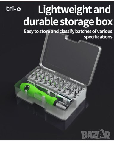 Комбинирана мултифункционална отвертка 32 в 1, преносима, магнитна, прецизна, снимка 9 - Отвертки - 42269205