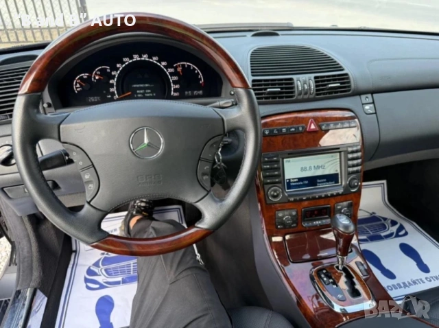 Mercedes-Benz CL 500 5.0 Бензин, 306 к.с., Всички екстри, 98000км., снимка 13 - Автомобили и джипове - 53053028