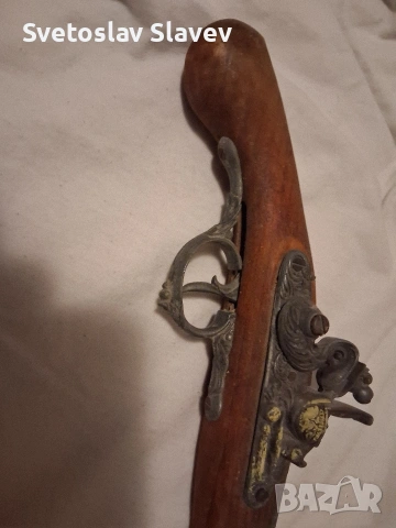 пистолет за декорация , снимка 2 - Антикварни и старинни предмети - 54021525