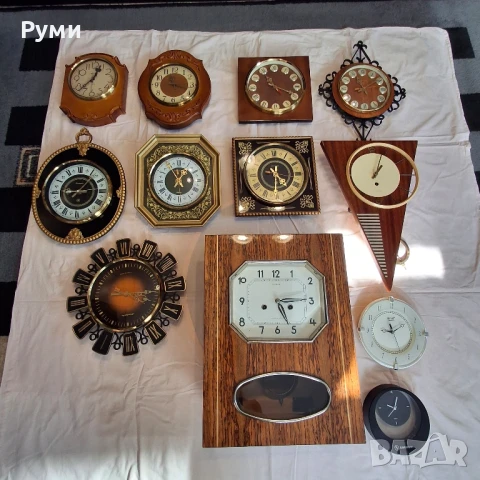 ретро стенни часовници