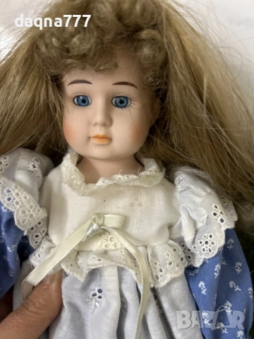 Порцеланова кукла Германия 70-те години, снимка 7 - Кукли - 52894569
