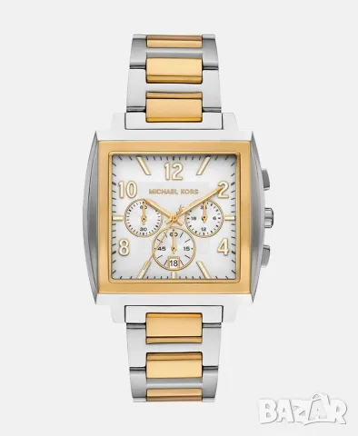 Чисто нов мъжки часовник Michael Kors Chronograph Rhys, сив цвят