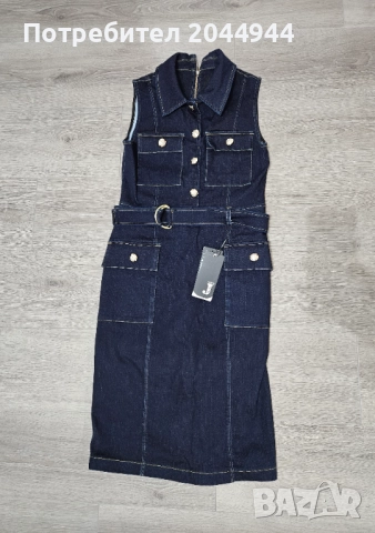 Дънкова рокля JUNONA , снимка 5 - Рокли - 51963678