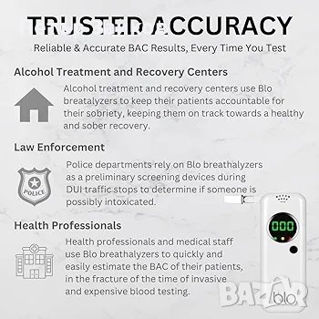 Тестер за алкохол в издишания въздух с цифров LCD дисплей, снимка 3 - Друга електроника - 42925112