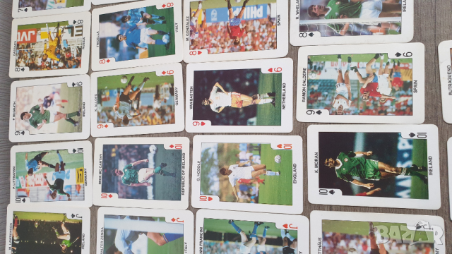 Колекция карти за игра с футболисти евро'88 пълен комплект, снимка 4 - Колекции - 44808796