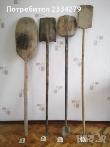 Стари фурнаджийски лопати и дъски за месене на хляб и други. , снимка 3 - Антикварни и старинни предмети - 52320426