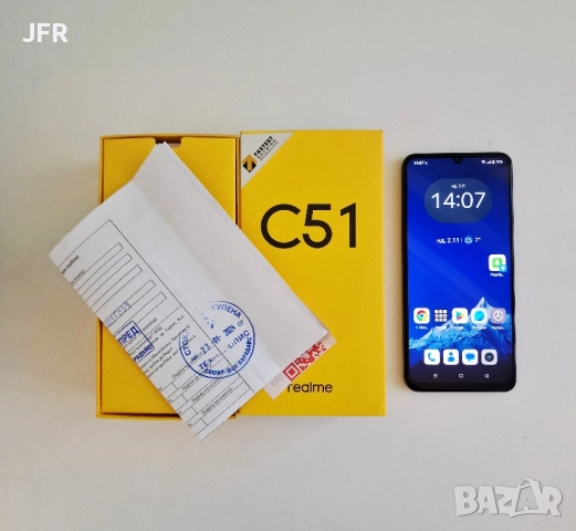 Смартфон Realme C51 - в гаранция , снимка 2 - Телефони с две сим карти - 52307054