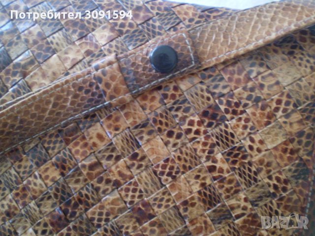 РЕТРО Кожена Дамска Чанта естествена кафява кожа, снимка 16 - Антикварни и старинни предмети - 33859406