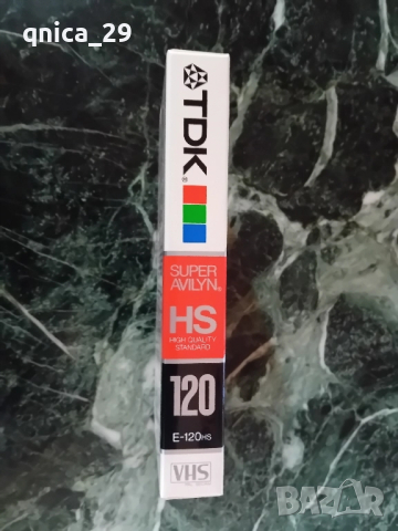 TDK HS-120 VHS видео касета, снимка 3 - Други жанрове - 52048268