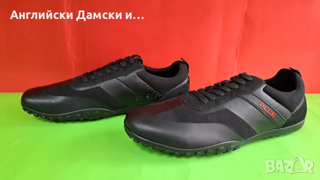 Английски мъжки полукецове от екокожа -Police, снимка 3 - Ежедневни обувки - 48530868