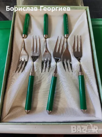 Нова Стара стока десертни вилици Italy 18/10, снимка 3 - Прибори за хранене, готвене и сервиране - 49556946