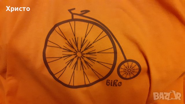 тениска авторска " Ретро велосипед"  уникат, лимитиран тираж, ушита по поръчка от качествен плат, снимка 5 - Тениски - 42062737