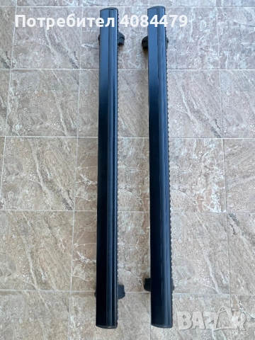 Напречни греди Nordrive Silenzio размер L 128см, цвят черен. 