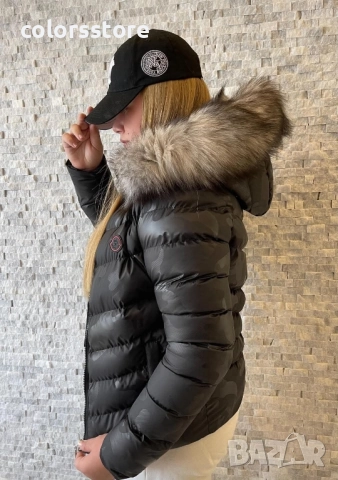 Дамски къси зимни якета с естествен косъм , снимка 6 - Якета - 51561745