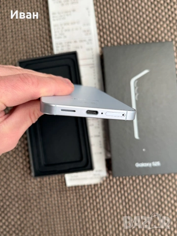 НОВ*41лв/м SAMSUNG GALAXY S25 / Icyblue / 12/256GB, снимка 10 - Samsung - 53016592