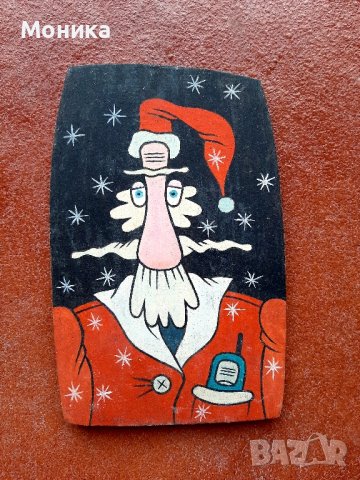 Дървени коледни картинки с възможност за закачане на стена, снимка 6 - Други ценни предмети - 42854218
