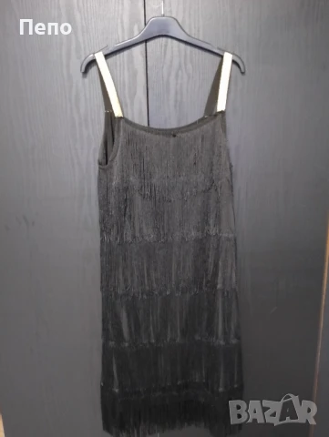 Парти рокля с ресни , снимка 1