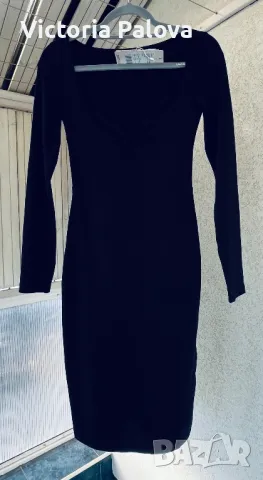 Нова черна рокля ANNA FIELD XS, снимка 10 - Рокли - 48162236