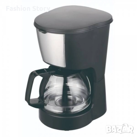 Кафеварка 600W/600мл. с каничка, черна/сиво, бяла, снимка 4 - Кафемашини - 52216659