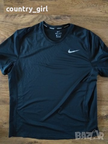 Nike Dry Miler Running Top - страхотна мъжка тениска КАТО НОВА, снимка 6 - Тениски - 30103602